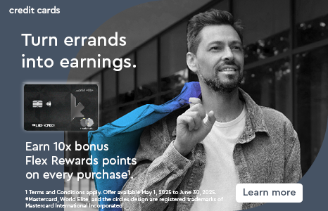 Collabria Mastercard 10x Bonus Rewards Points