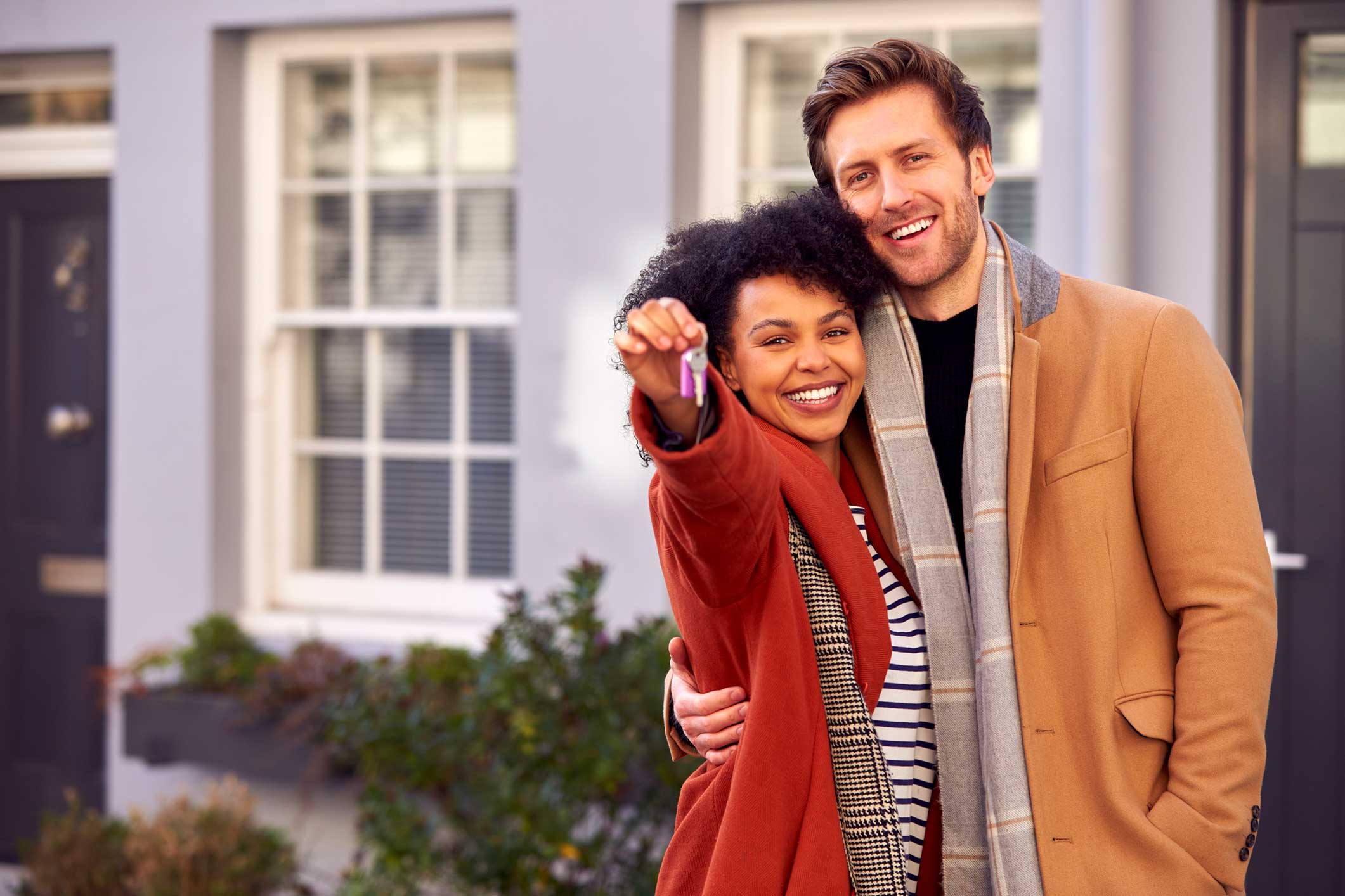 Couple purchasing home with their First Home Savings Account